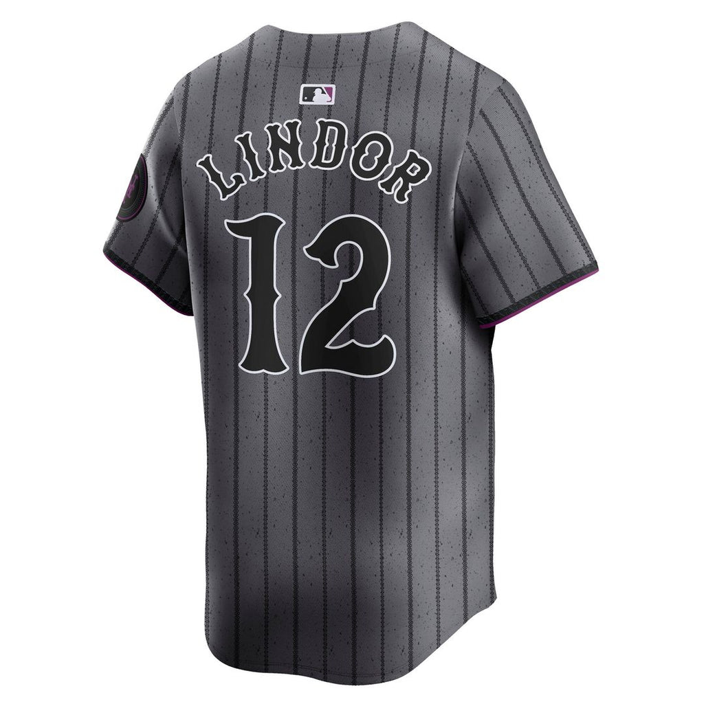Francisco Lindor New York Mets Nike City Connect Limited Jersey - Gray Official MLB Team Apparel Baseball Fan Gear