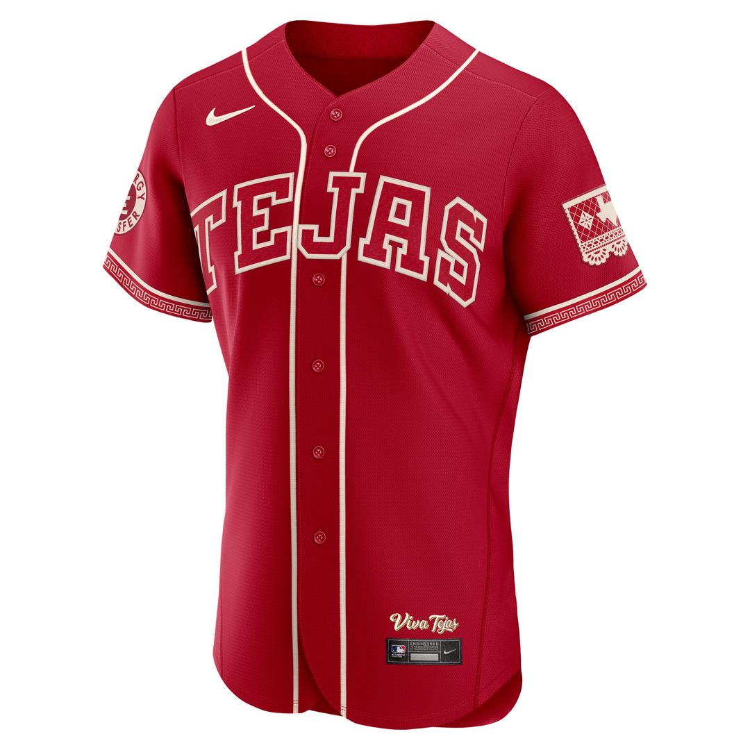 Corey Seager Texas Rangers Nike 2026 City Connect Authentic Sponsor Patch Jersey - Red Official MLB Team Apparel Baseball Fan Gear