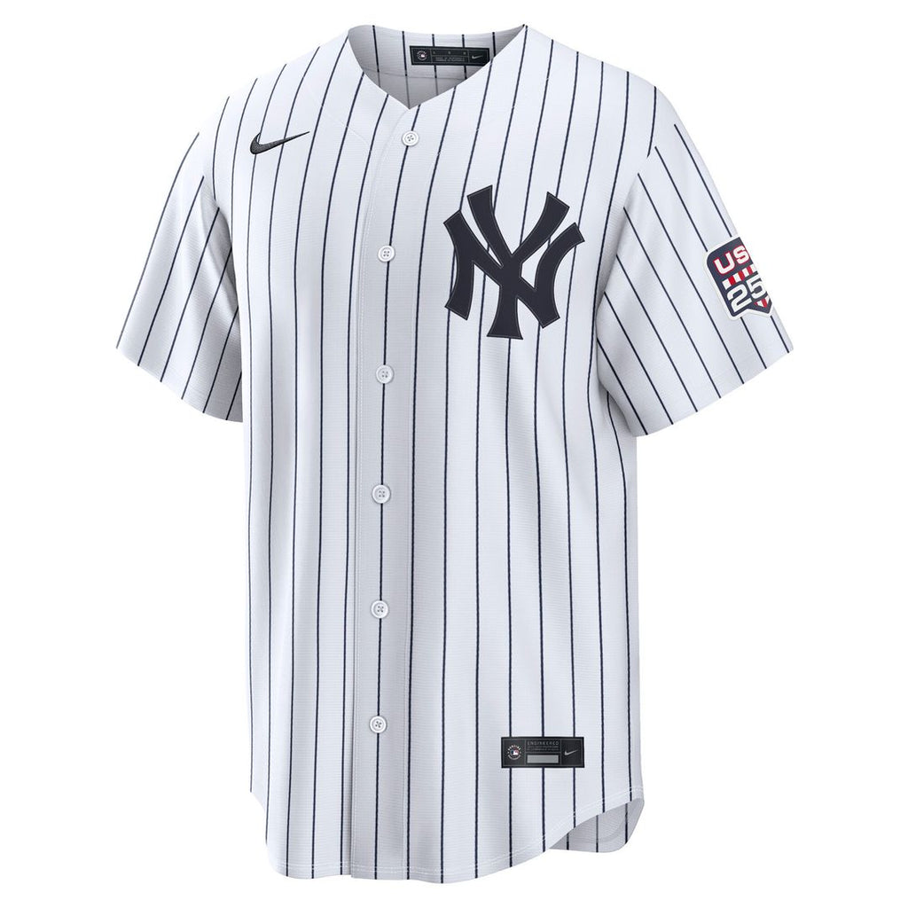Aaron Judge New York Yankees Nike USA 250 Fourth of July Home Stadium Jersey - White Official MLB Team Apparel Baseball Fan Gear