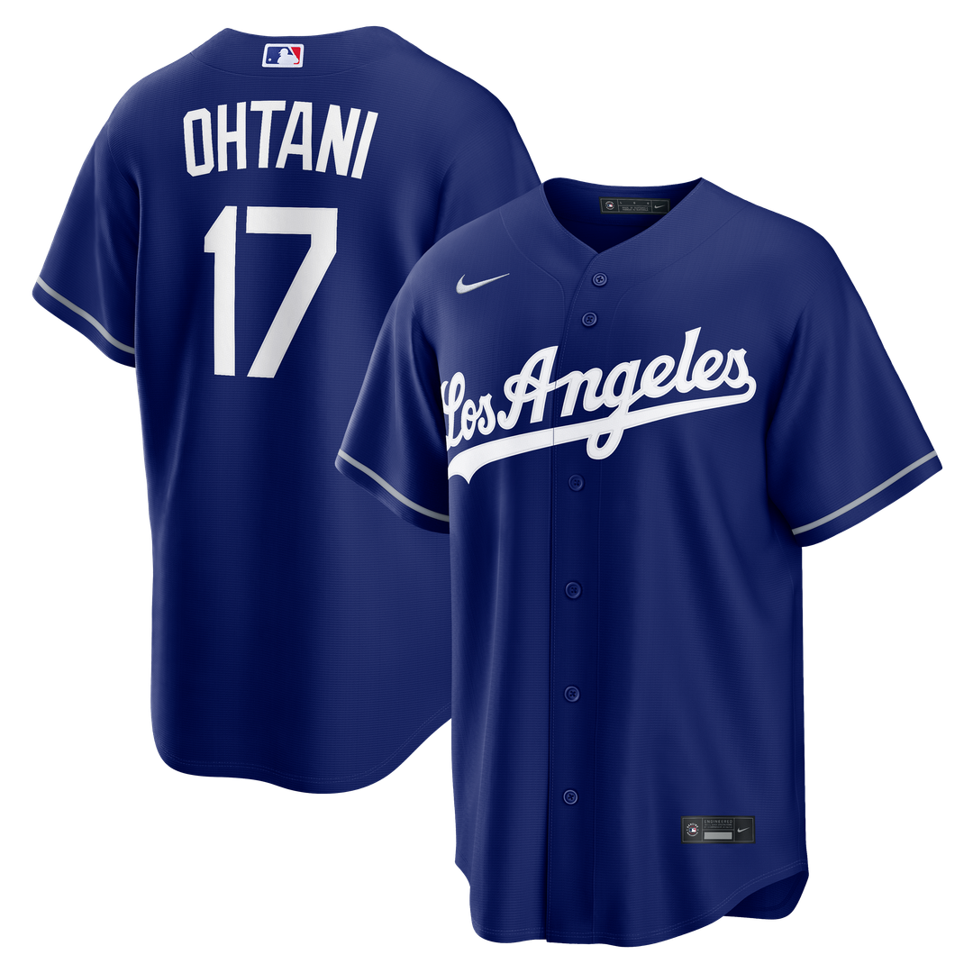 Shohei Ohtani Los Angeles Dodgers Nike Alternate Replica Jersey - Royal Official MLB Team Apparel Baseball Fan Gear