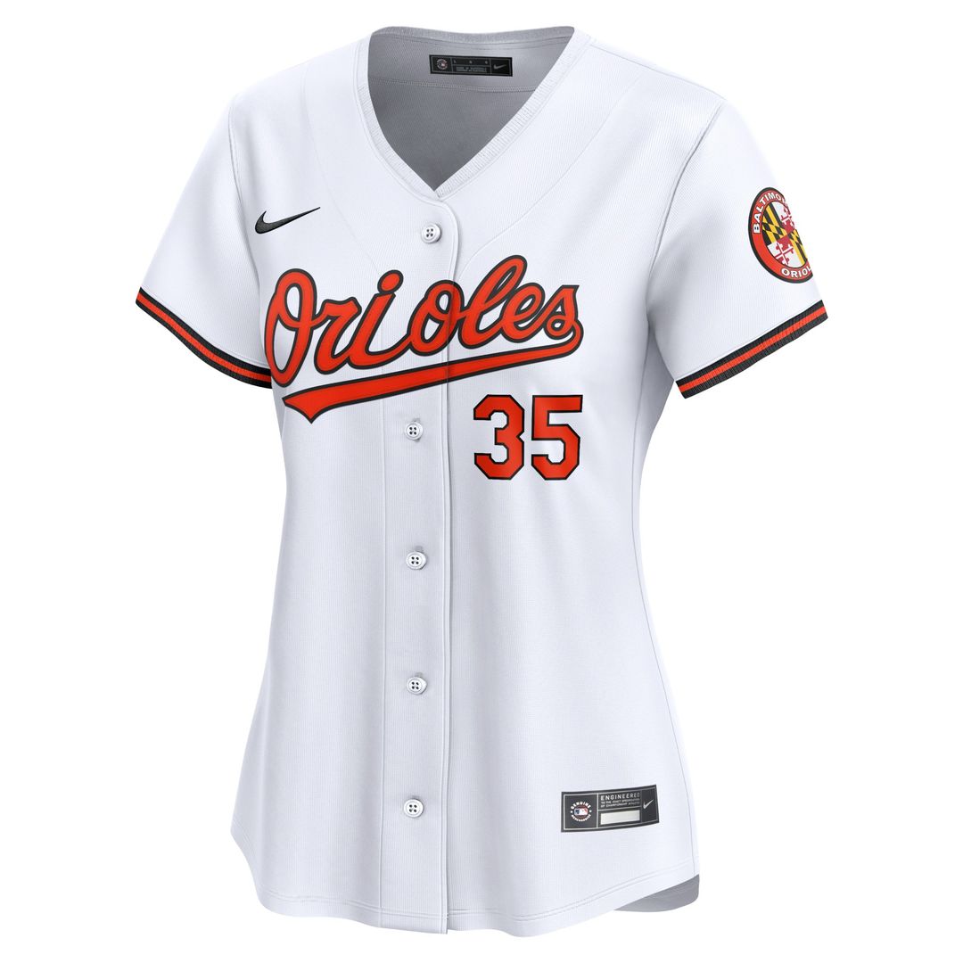 Adley Rutschman Baltimore Orioles Nike Women's Home Limited Player Jersey - White Official MLB Team Apparel Baseball Fan Gear