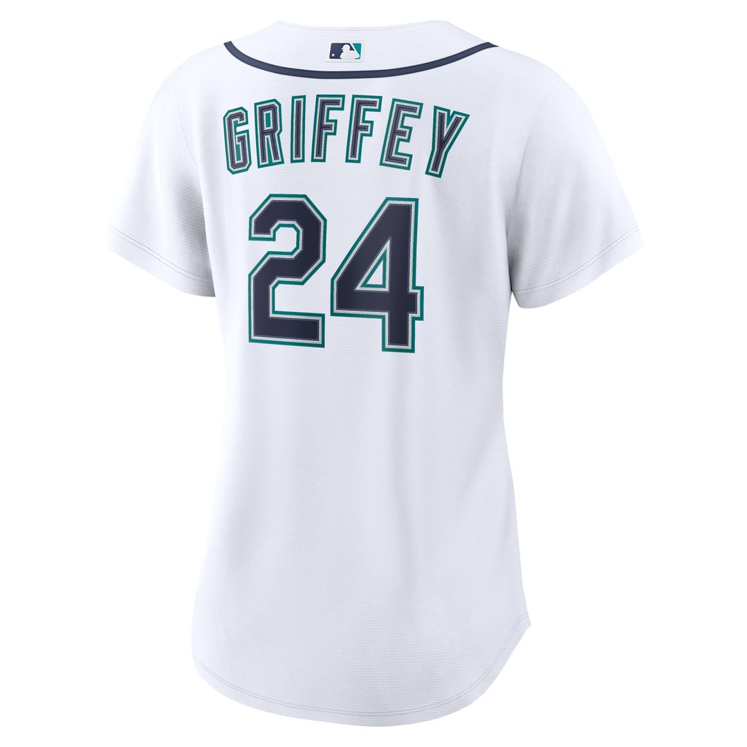 Ken Griffey Jr. Seattle Mariners Nike Women's Home Replica Jersey - White Official MLB Team Apparel Baseball Fan Gear