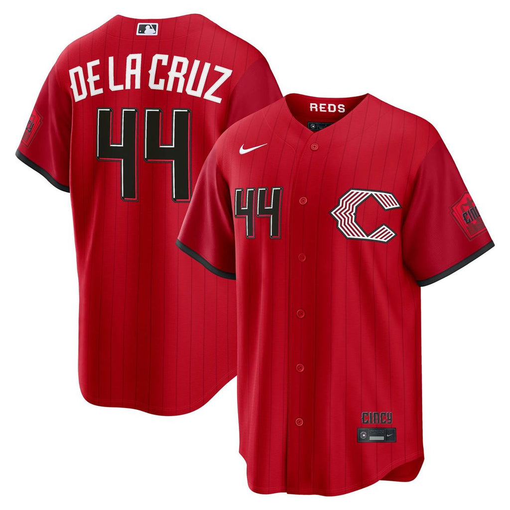 Elly De La Cruz Cincinnati Reds Nike 2026 City Connect Stadium Jersey - Red Official MLB Team Apparel Baseball Fan Gear