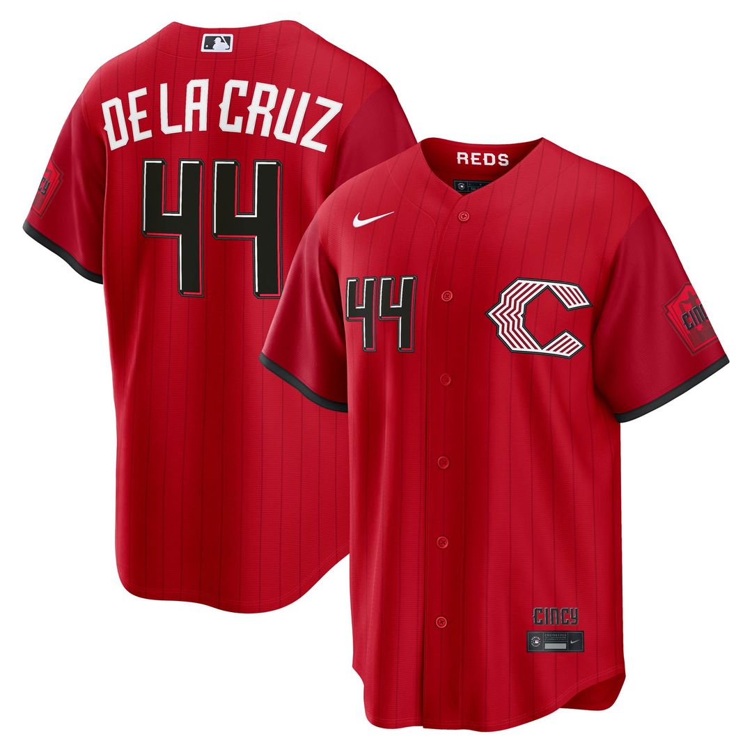 Elly De La Cruz Cincinnati Reds Nike 2026 City Connect Stadium Jersey - Red Official MLB Team Apparel Baseball Fan Gear