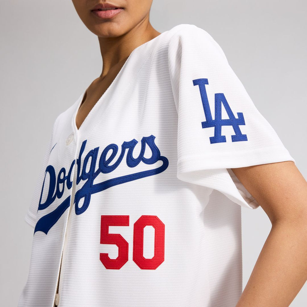 Mookie Betts Los Angeles Dodgers Nike Women's Home Stadium Jersey - White Official MLB Team Apparel Baseball Fan Gear