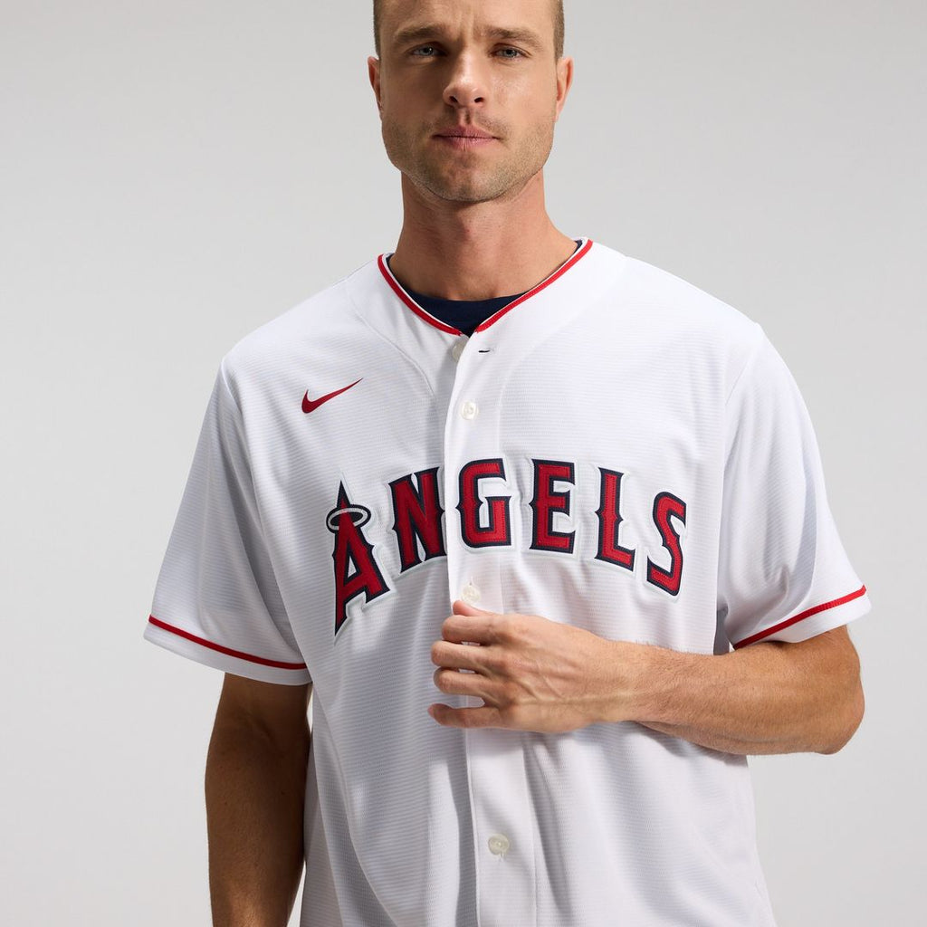 Los Angeles Angels Nike Home Replica Team Jersey - White Official MLB Team Apparel Baseball Fan Gear