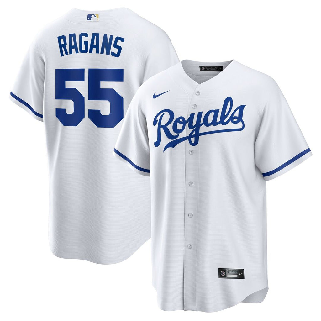 Cole Ragans Kansas City Royals Nike Home Replica Jersey - White Official MLB Team Apparel Baseball Fan Gear