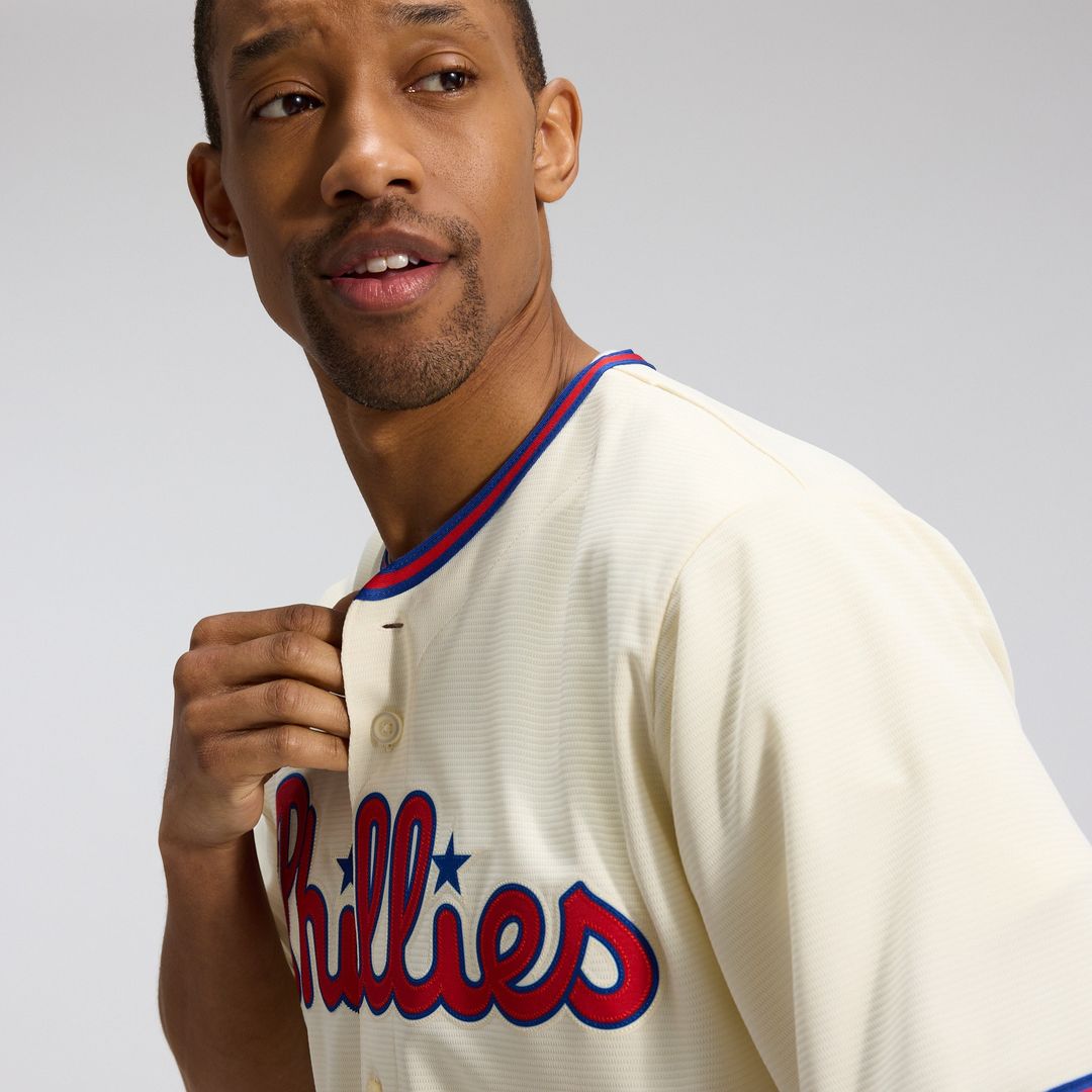Philadelphia Phillies Nike Alternate Replica Jersey - Cream Official MLB Team Apparel Baseball Fan Gear