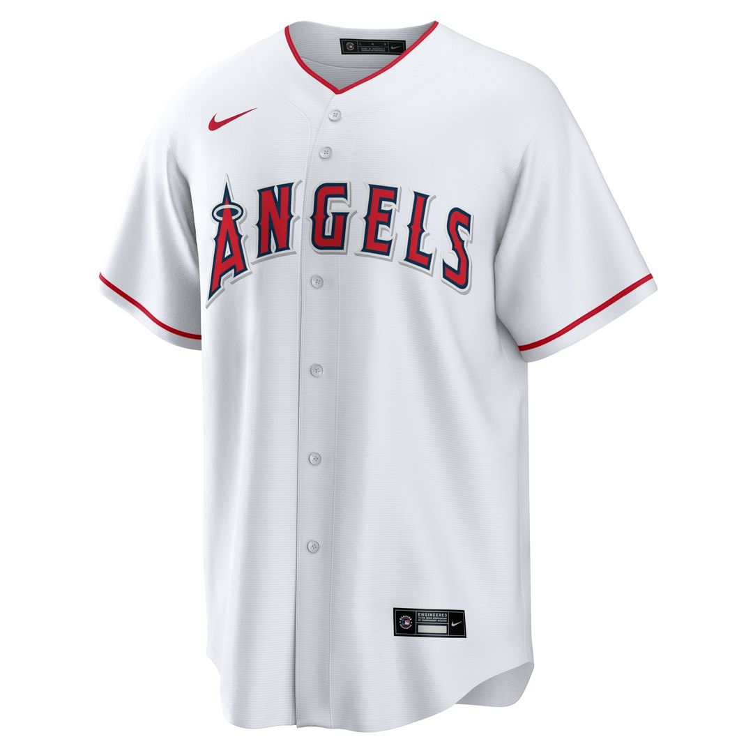 Zach Neto Los Angeles Angels Nike Home Replica Jersey - White Official MLB Team Apparel Baseball Fan Gear