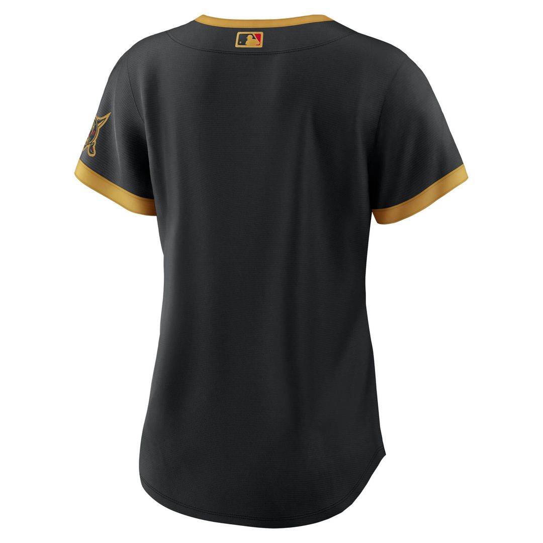 Pittsburgh Pirates Nike Women's 2026 City Connect Stadium Jersey - Black Official MLB Team Apparel Baseball Fan Gear