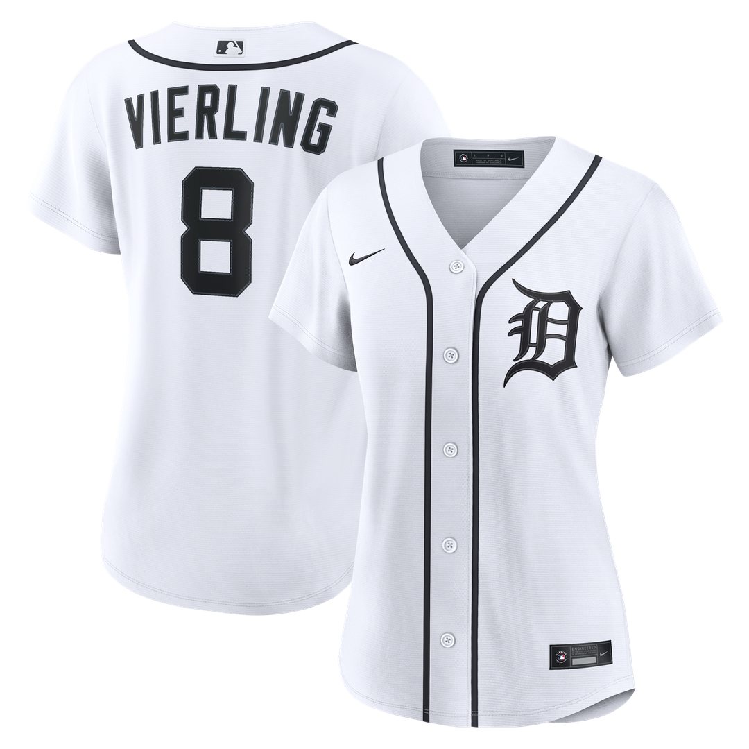 Matt Vierling Detroit Tigers Nike Women's Home Replica Jersey - White Official MLB Team Apparel Baseball Fan Gear