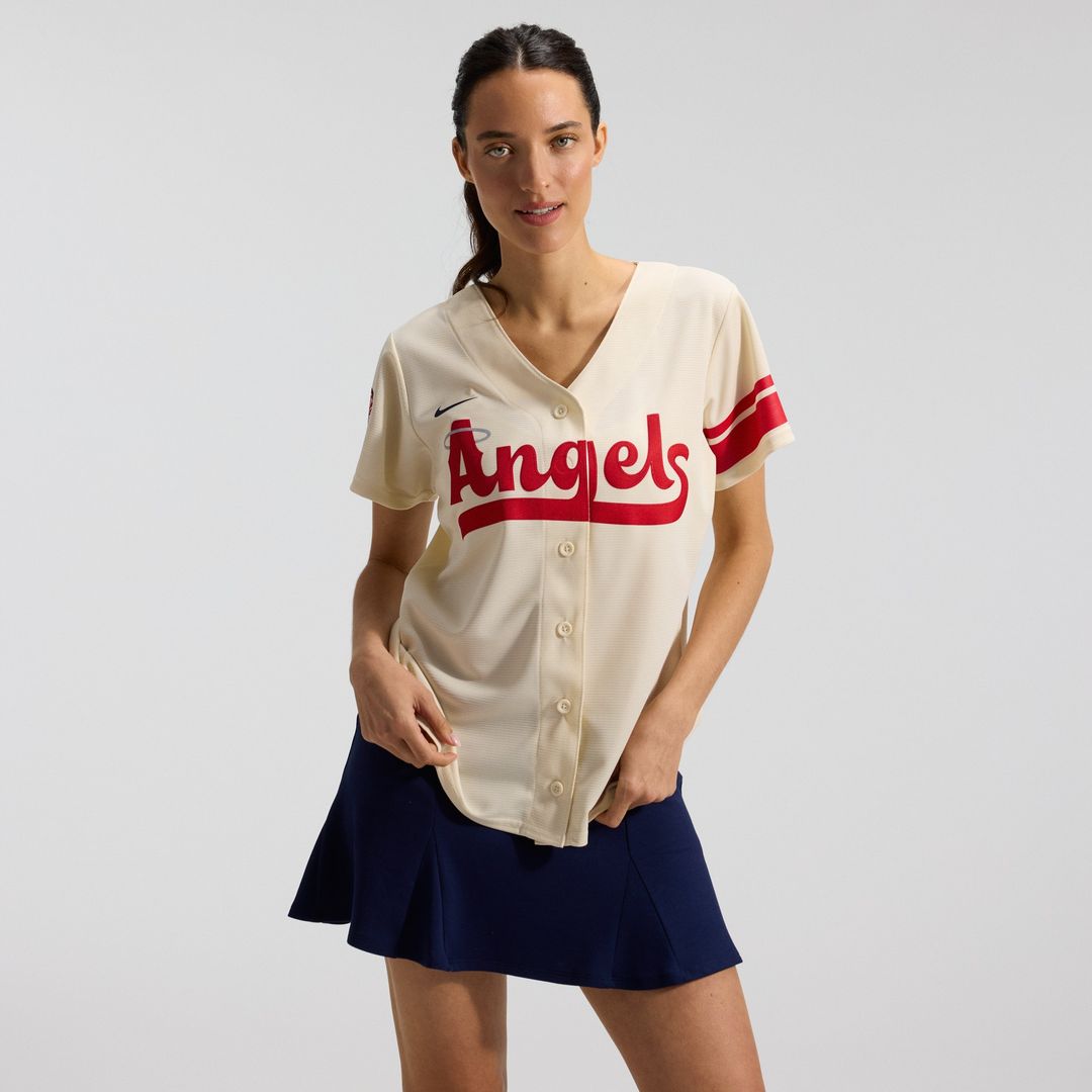 Anthony Rendon Los Angeles Angels Nike Women's City Connect Replica Player Jersey - Cream Official MLB Team Apparel Baseball Fan Gear