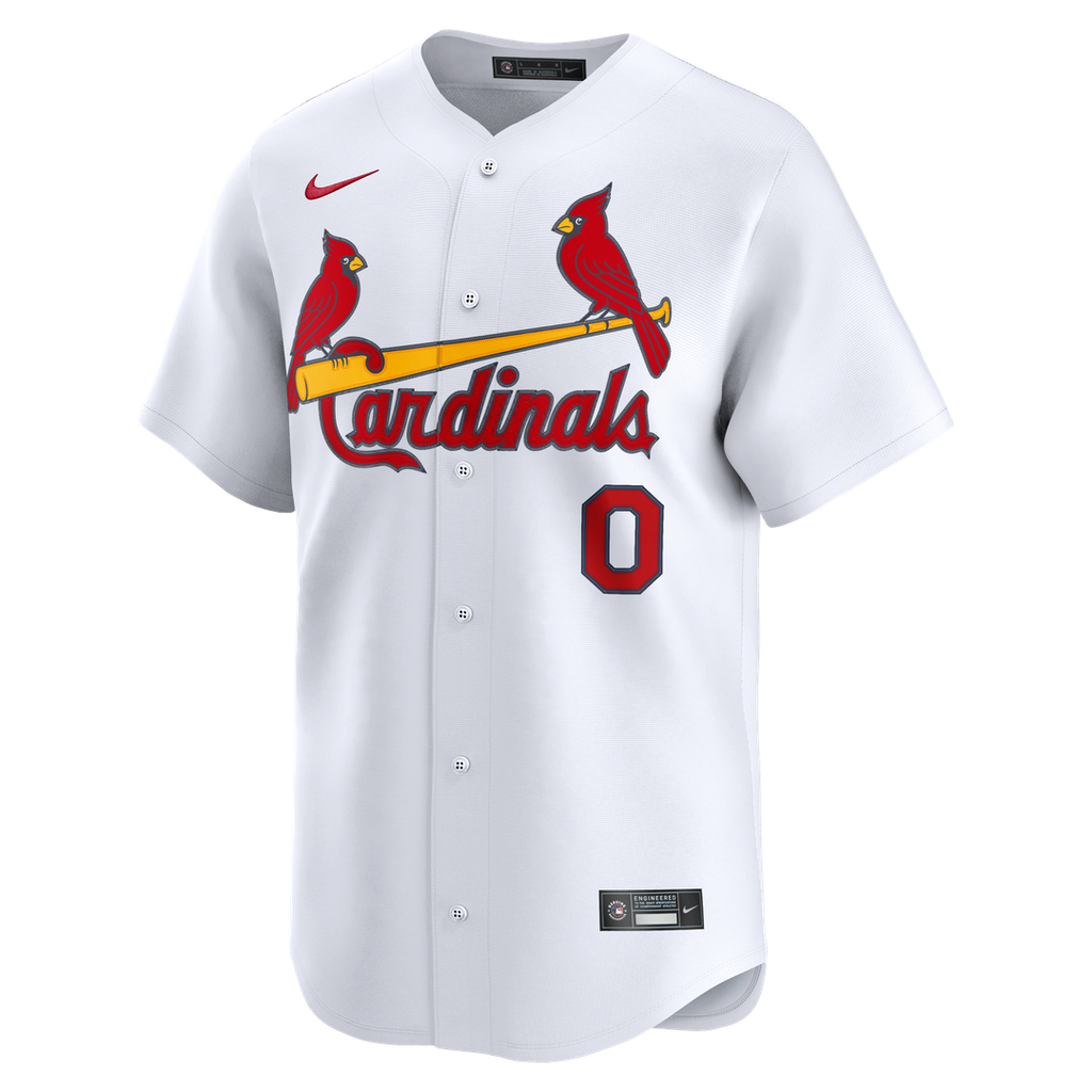 Masyn Winn St. Louis Cardinals Nike Home Limited Jersey - White Official MLB Team Apparel Baseball Fan Gear