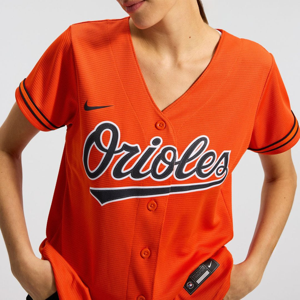 Adley Rutschman Baltimore Orioles Nike Women's Alternate Replica Player Jersey - Orange Official MLB Team Apparel Baseball Fan Gear