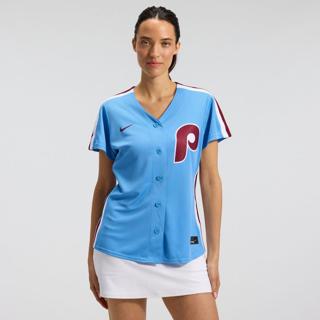 Ryan Howard Philadelphia Phillies Nike Women's Replica Jersey - Light Blue Official MLB Team Apparel Baseball Fan Gear