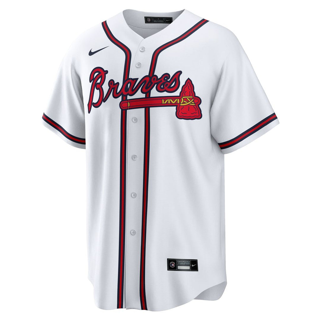 Drake Baldwin Atlanta Braves Nike Home Replica Jersey - White Official MLB Team Apparel Baseball Fan Gear