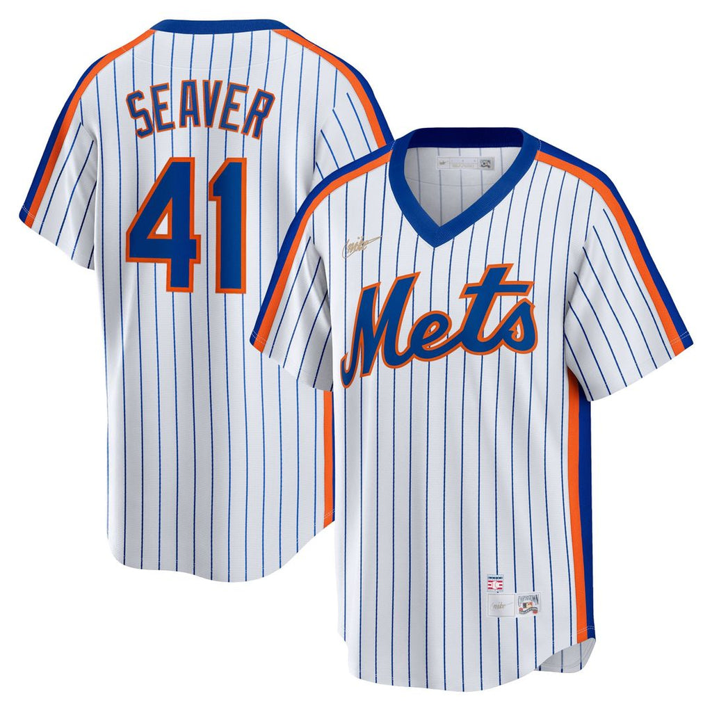 Tom Seaver New York Mets Nike Home Cooperstown Collection Player Jersey - White Official MLB Team Apparel Baseball Fan Gear