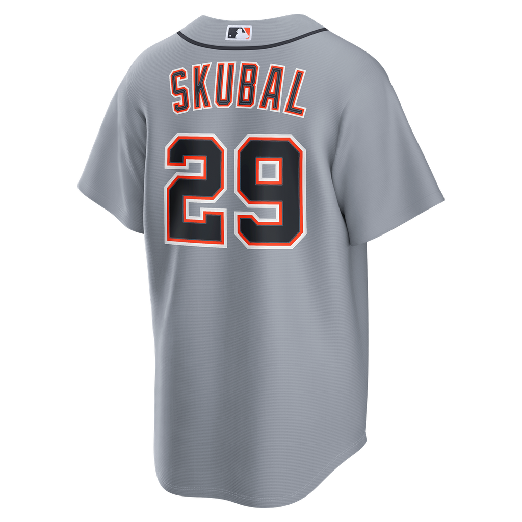Tarik Skubal Detroit Tigers Nike Road Replica Jersey - Gray Official MLB Team Apparel Baseball Fan Gear