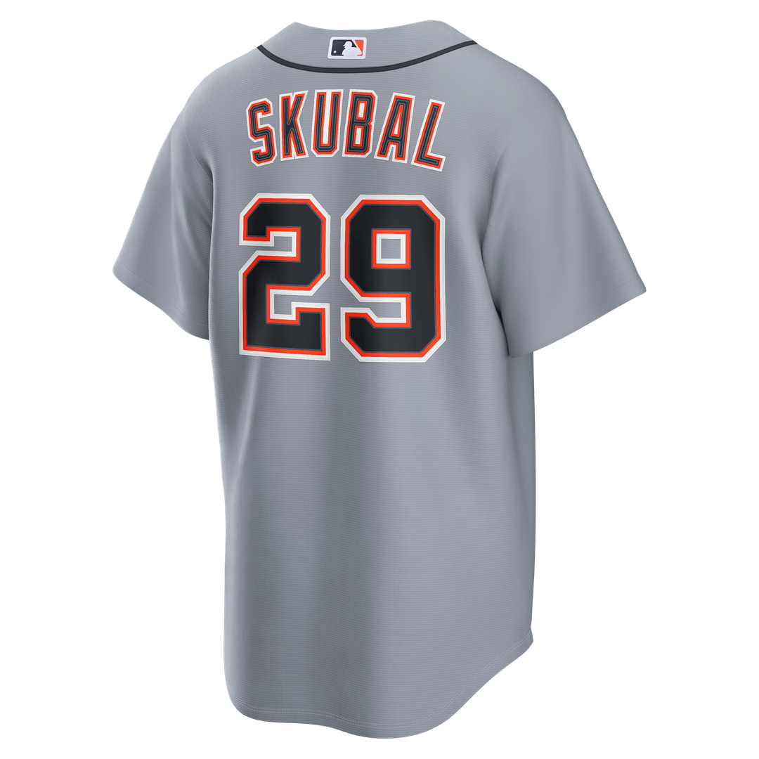 Tarik Skubal Detroit Tigers Nike Road Replica Jersey - Gray Official MLB Team Apparel Baseball Fan Gear