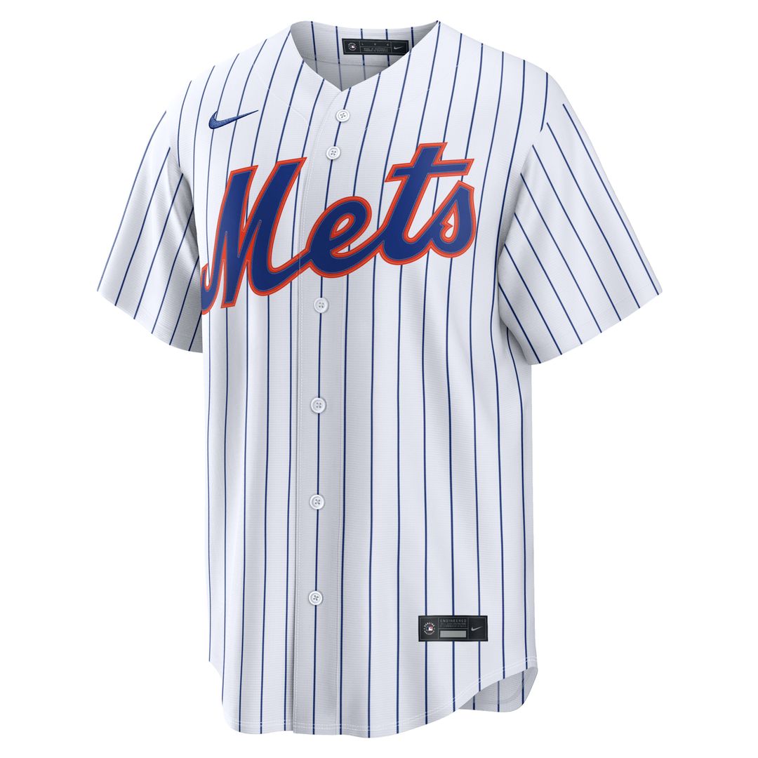 Brett Baty New York Mets Nike Home Replica Jersey - White Official MLB Team Apparel Baseball Fan Gear