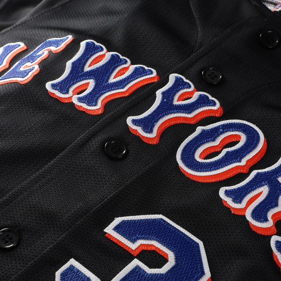 Mike Piazza New York Mets Mitchell & Ness Cooperstown Collection 2000 Batting Practice Jersey - Black Official MLB Team Apparel Baseball Fan Gear