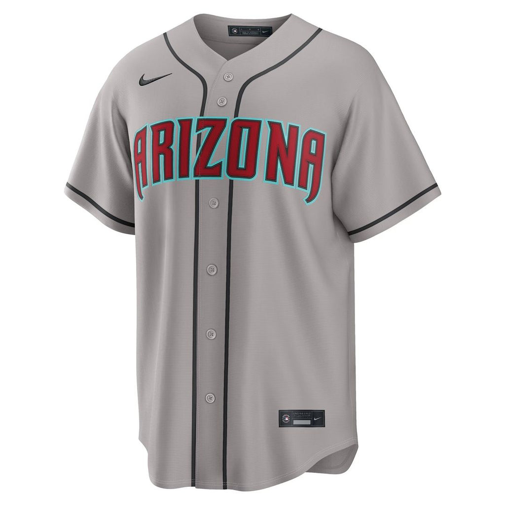 Corbin Carroll Arizona Diamondbacks Nike Road Replica Jersey - Gray Official MLB Team Apparel Baseball Fan Gear