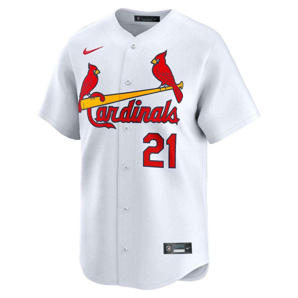 Lars Nootbaar St. Louis Cardinals Nike Home Limited Player Jersey - White Official MLB Team Apparel Baseball Fan Gear