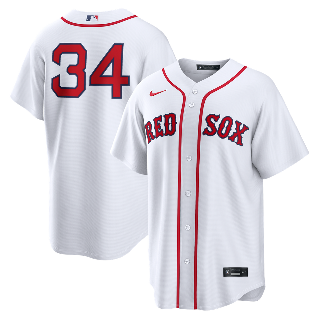 David Ortiz Boston Red Sox Nike Home Replica Jersey - White Official MLB Team Apparel Baseball Fan Gear