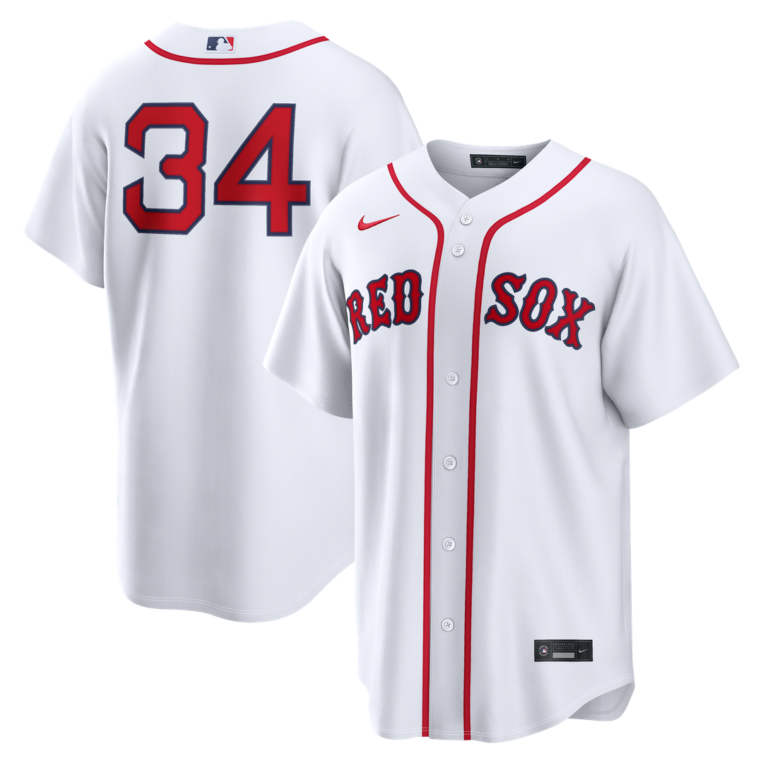 David Ortiz Boston Red Sox Nike Home Replica Jersey - White Official MLB Team Apparel Baseball Fan Gear