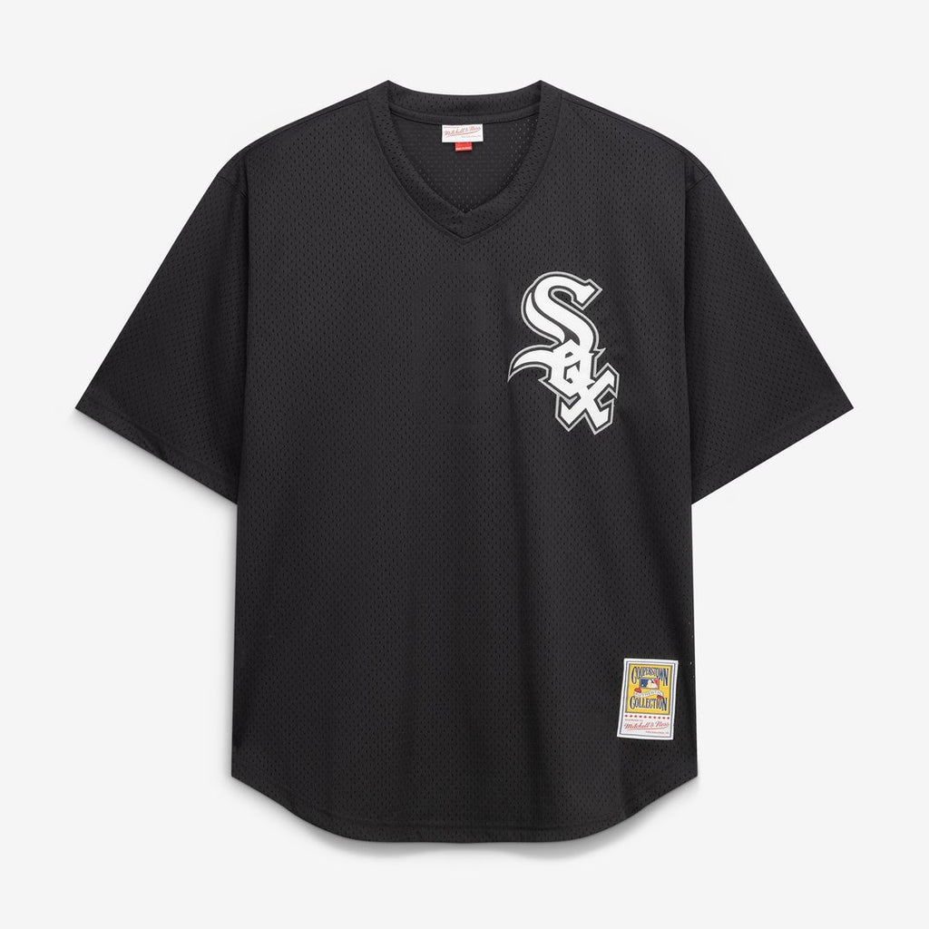 Bo Jackson Chicago White Sox Mitchell & Ness Cooperstown Collection Big & Tall Mesh Batting Practice Jersey - Black Official MLB Team Apparel Baseball