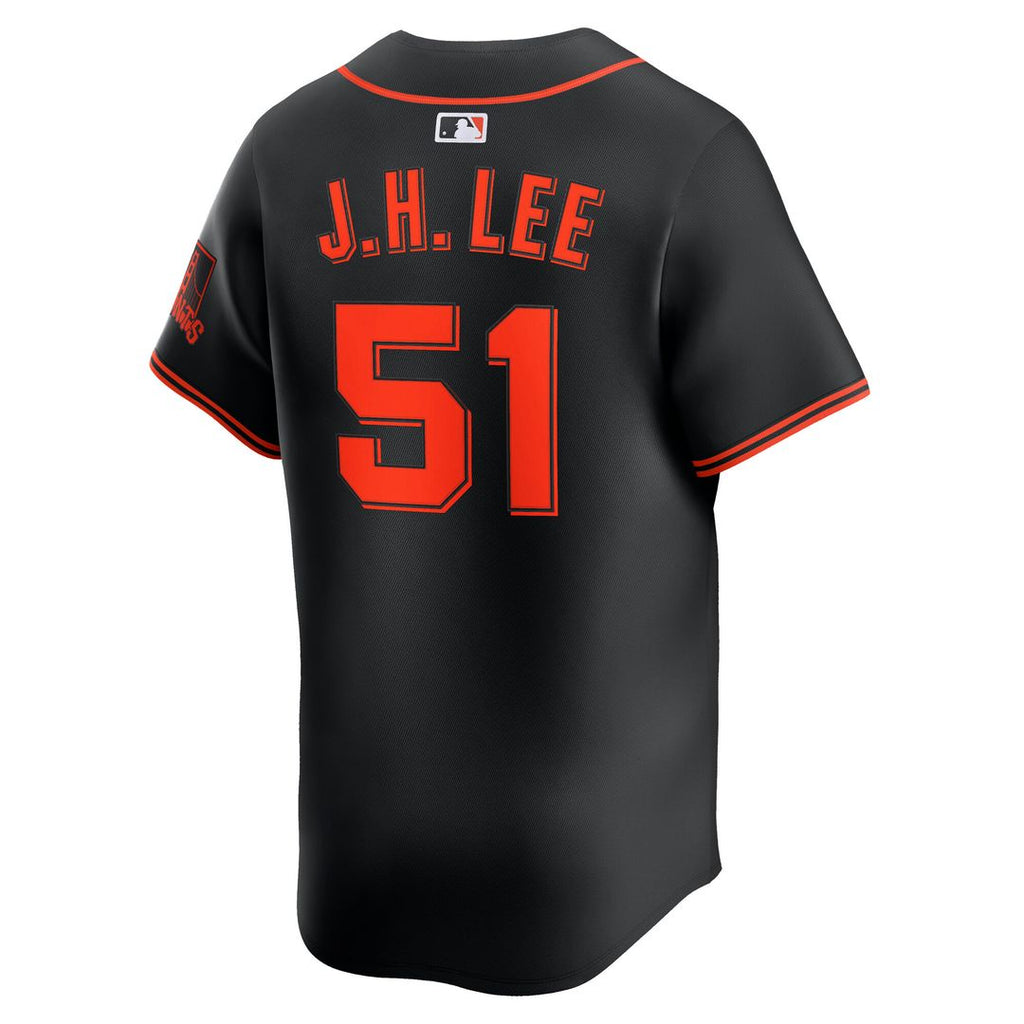 Jung Hoo Lee San Francisco Giants Nike Alternate Limited Player Jersey - Black Official MLB Team Apparel Baseball Fan Gear