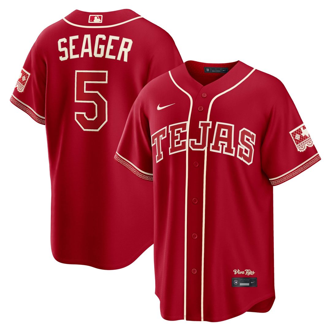 Corey Seager Texas Rangers Nike 2026 City Connect Stadium Jersey - Red Official MLB Team Apparel Baseball Fan Gear