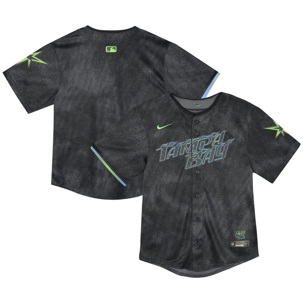 Tampa Bay Rays Nike Toddler City Connect Team Limited Jersey - Black Official MLB Team Apparel Baseball Fan Gear
