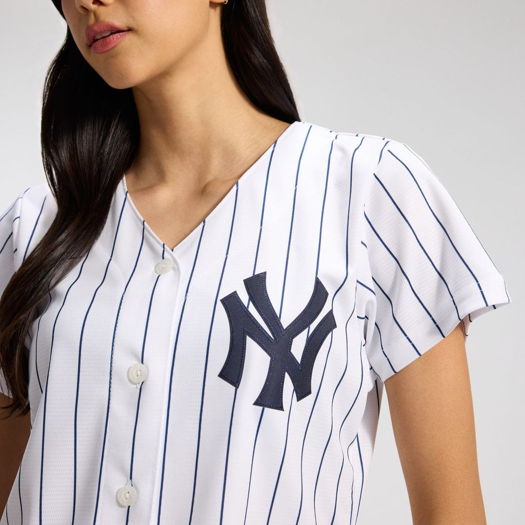 New York Yankees Nike Women's Home Replica Team Jersey - White Official MLB Team Apparel Baseball Fan Gear
