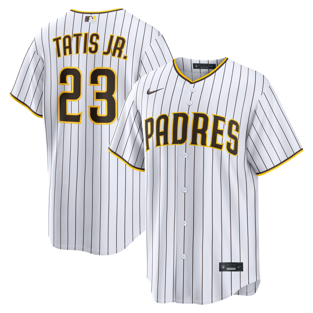 Fernando Tatis Jr. San Diego Padres Nike Alternate Replica Jersey - Sand Official MLB Team Apparel Baseball Fan Gear
