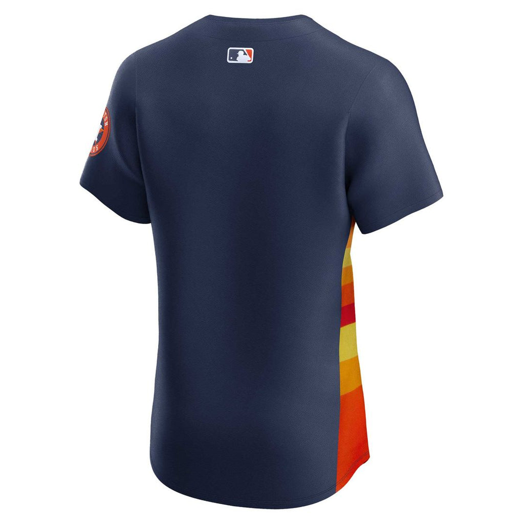 Houston Astros Nike Alternate Vapor Premier Elite Patch Jersey - Navy Official MLB Team Apparel Baseball Fan Gear