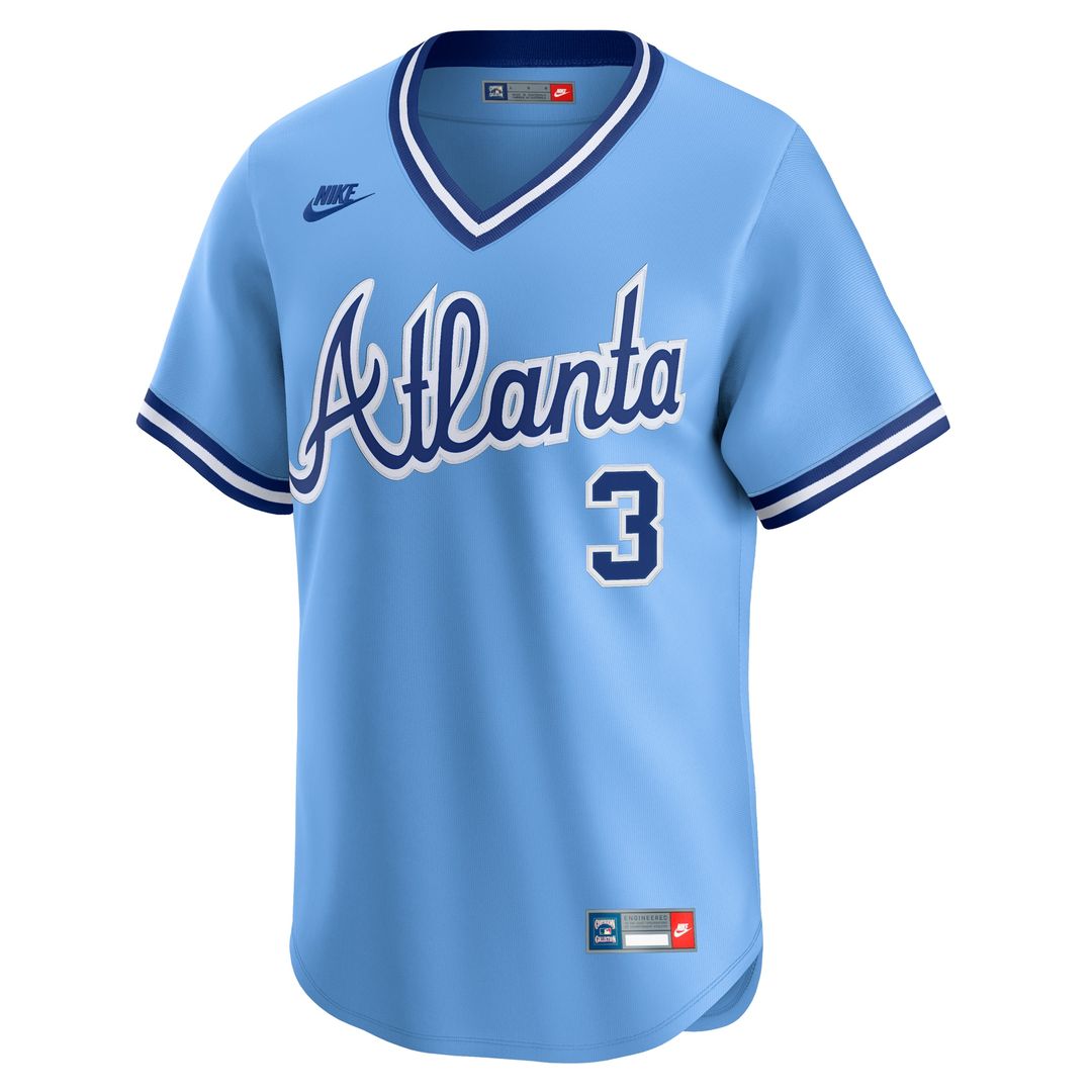 Dale Murphy Atlanta Braves Nike Throwback Cooperstown Collection Limited Jersey - Light Blue Official MLB Team Apparel Baseball Fan Gear