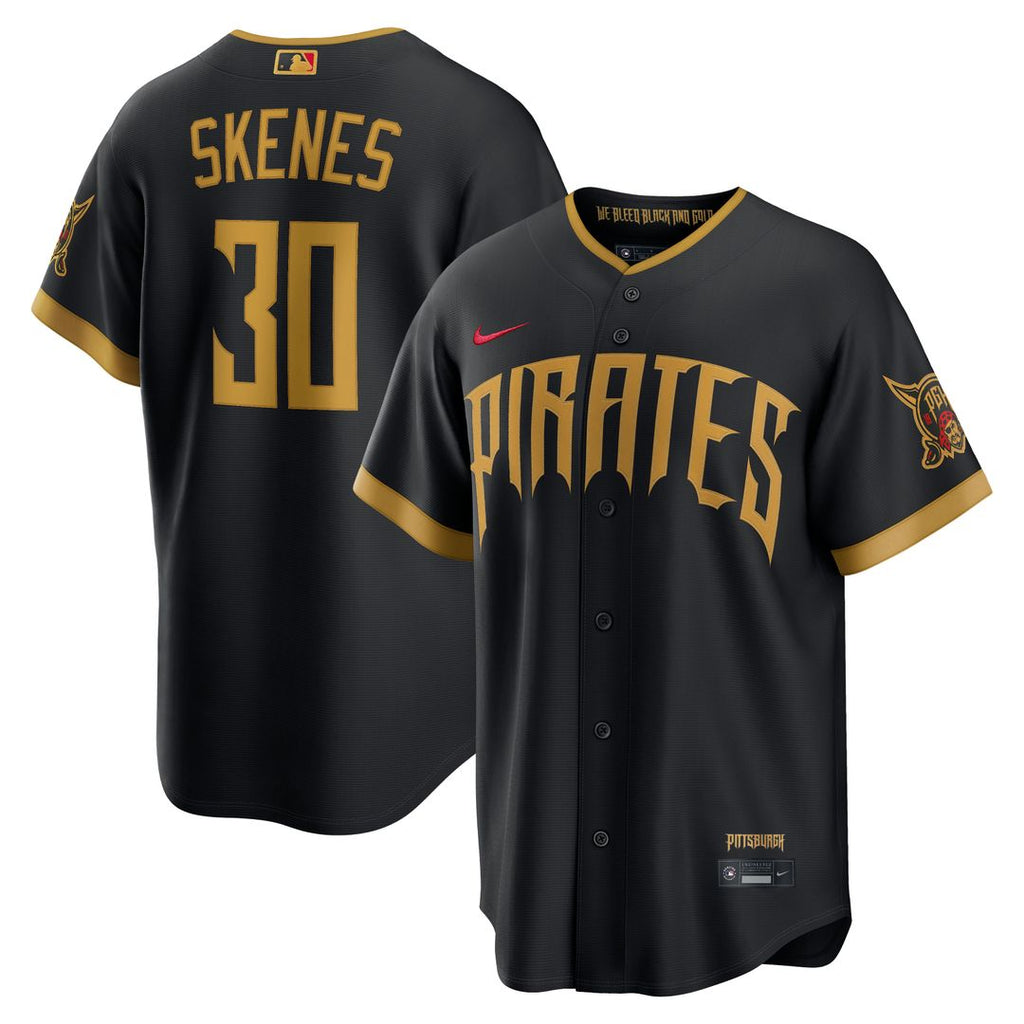 Paul Skenes Pittsburgh Pirates Nike 2026 City Connect Stadium Jersey - Black Official MLB Team Apparel Baseball Fan Gear