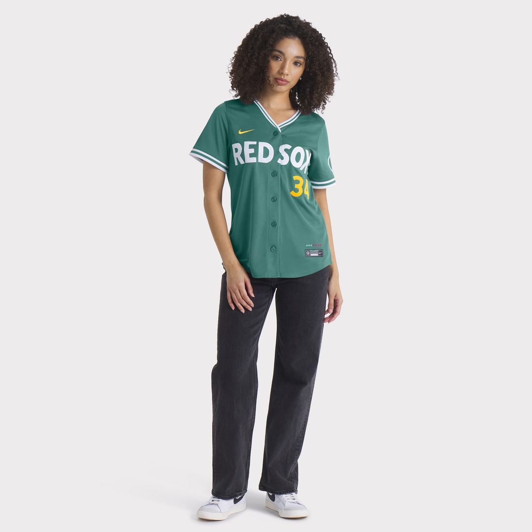 David Ortiz Boston Red Sox Nike Women's 2025 City Connect Limited Retired Player Jersey - Green Official MLB Team Apparel Baseball Fan Gear