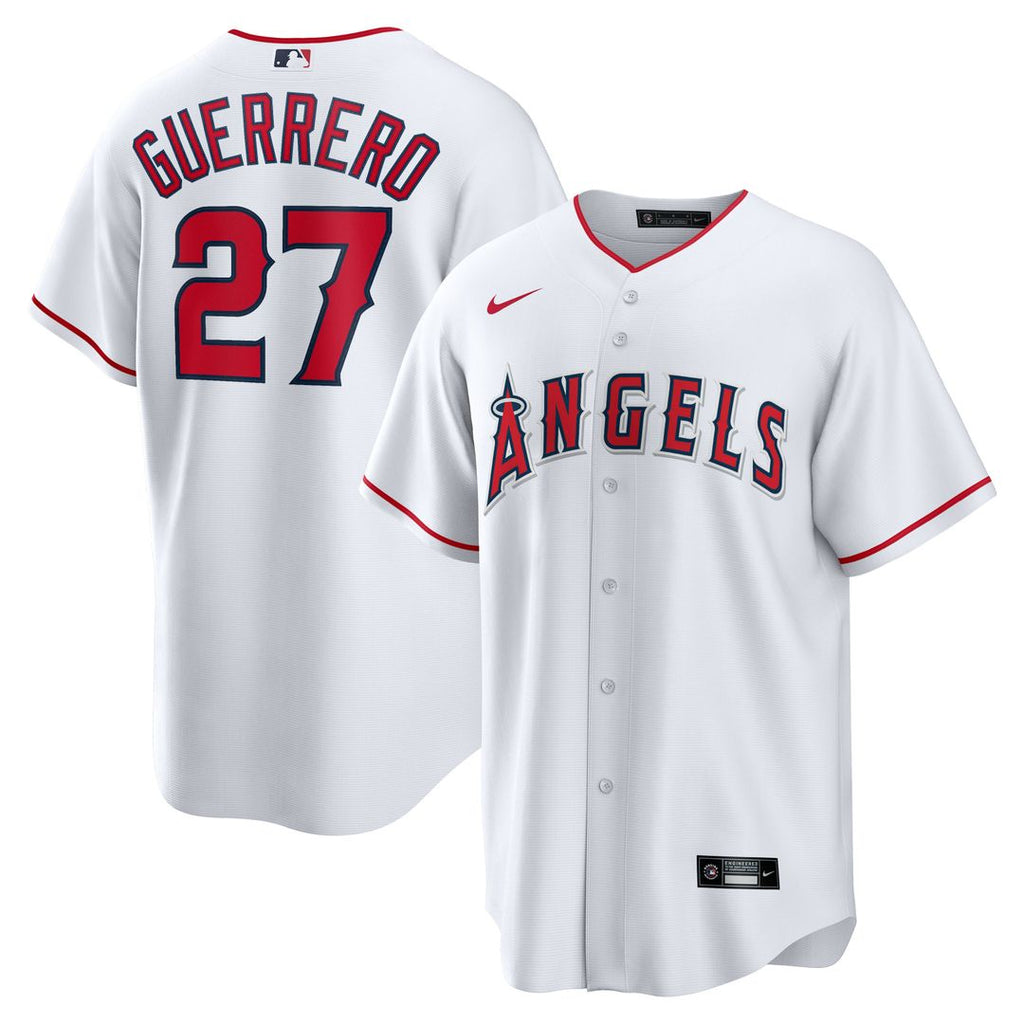 Vladimir Guerrero Los Angeles Angels Nike Home Retired Player Replica Jersey - White Official MLB Team Apparel Baseball Fan Gear