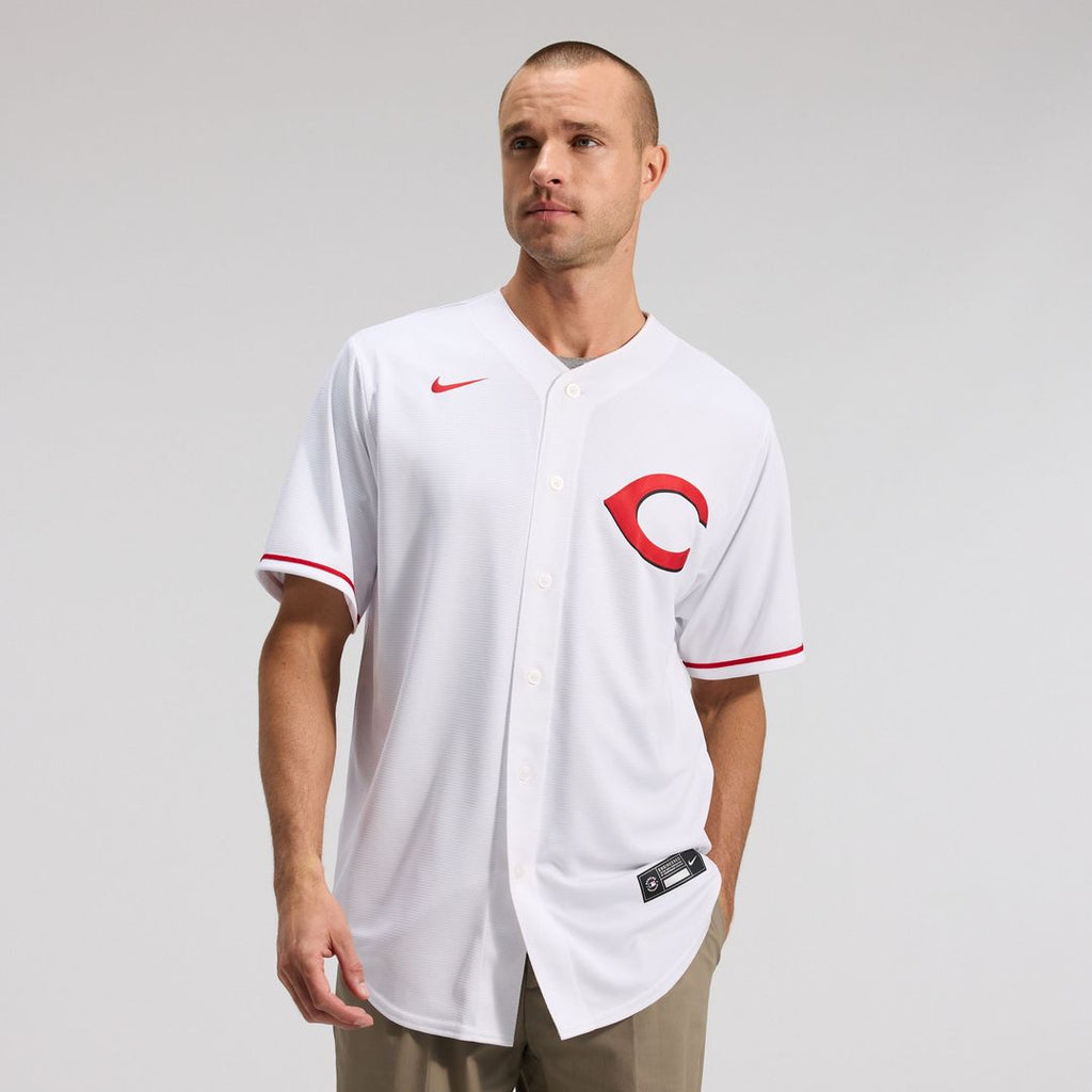 Elly De La Cruz Cincinnati Reds Nike Alternate 2 Replica Jersey - White Official MLB Team Apparel Baseball Fan Gear