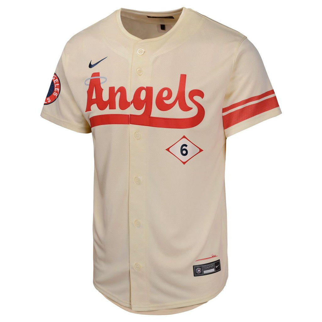 Anthony Rendon Los Angeles Angels Nike Youth City Connect Limited Player Jersey - Cream Official MLB Team Apparel Baseball Fan Gear