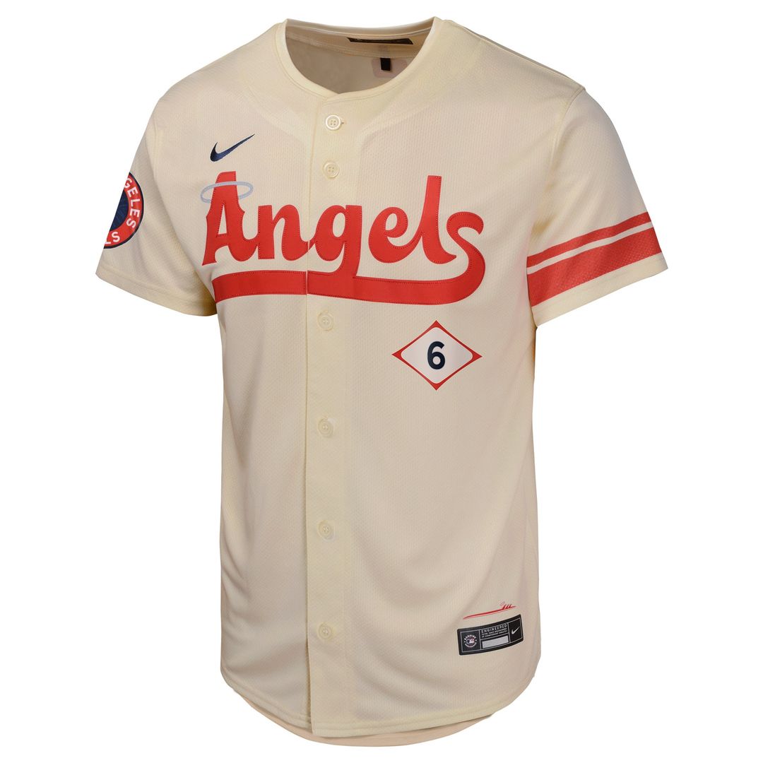 Anthony Rendon Los Angeles Angels Nike Youth City Connect Limited Player Jersey - Cream Official MLB Team Apparel Baseball Fan Gear