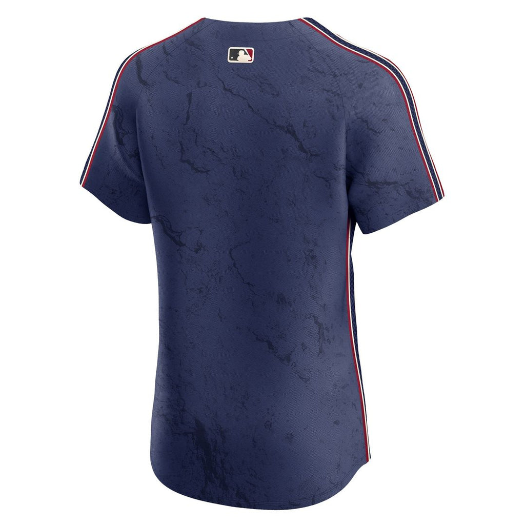 Cleveland Guardians Nike City Connect Elite Jersey - Navy Official MLB Team Apparel Baseball Fan Gear