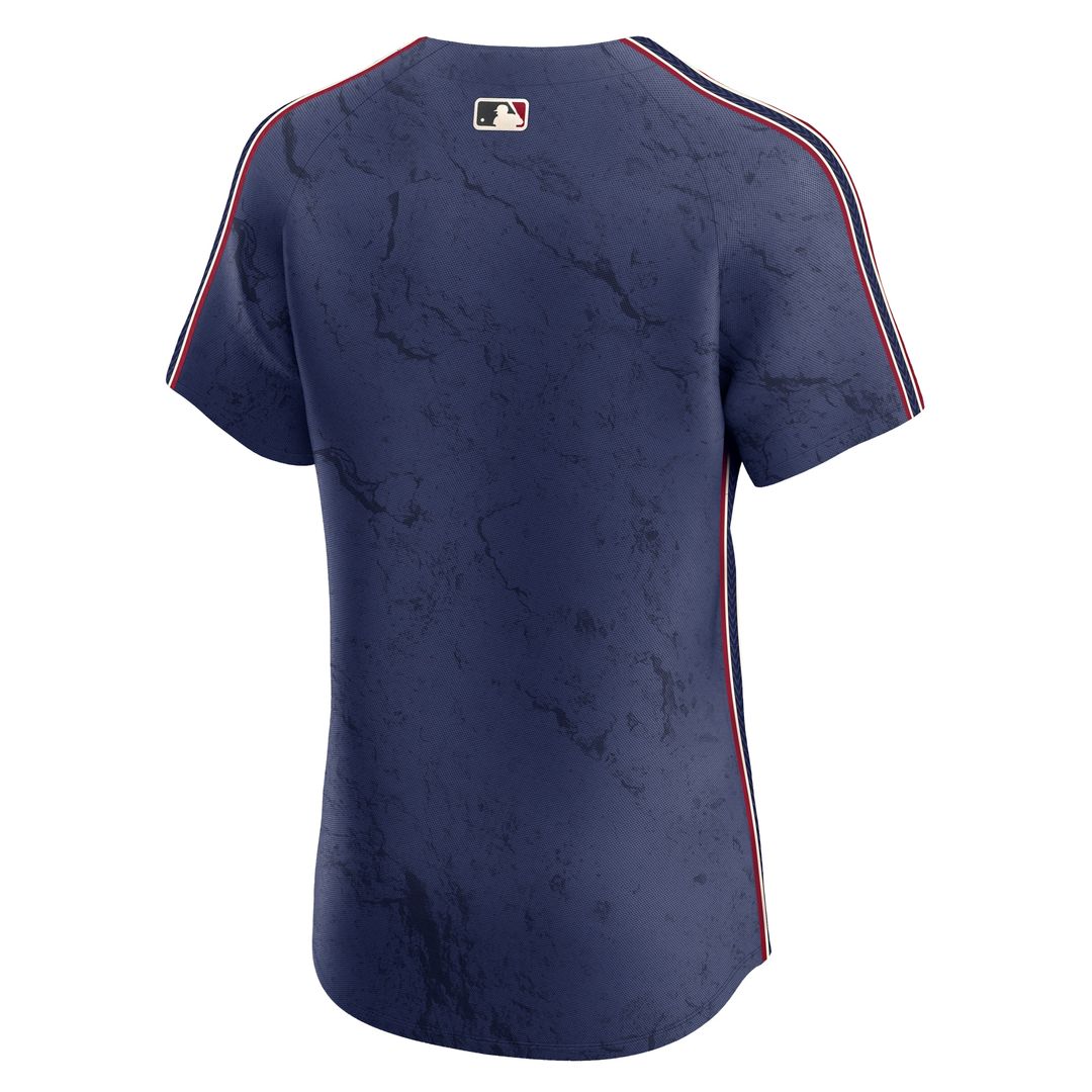 Cleveland Guardians Nike City Connect Elite Jersey - Navy Official MLB Team Apparel Baseball Fan Gear