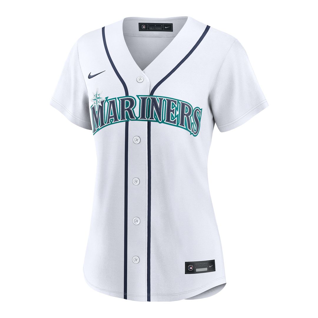 Dominic Canzone Seattle Mariners Nike Women's Home Replica Jersey - White Official MLB Team Apparel Baseball Fan Gear
