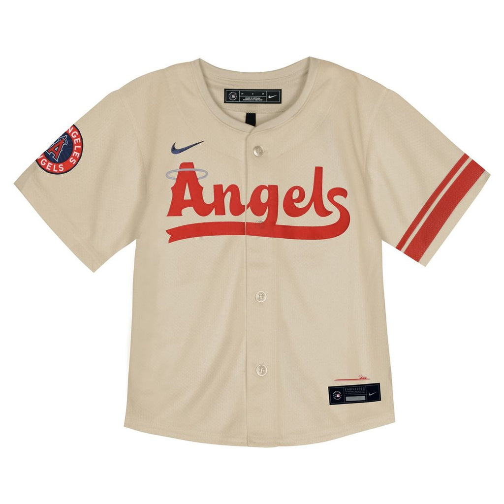 Los Angeles Angels Nike Toddler City Connect Team Limited Jersey - Natural Official MLB Team Apparel Baseball Fan Gear