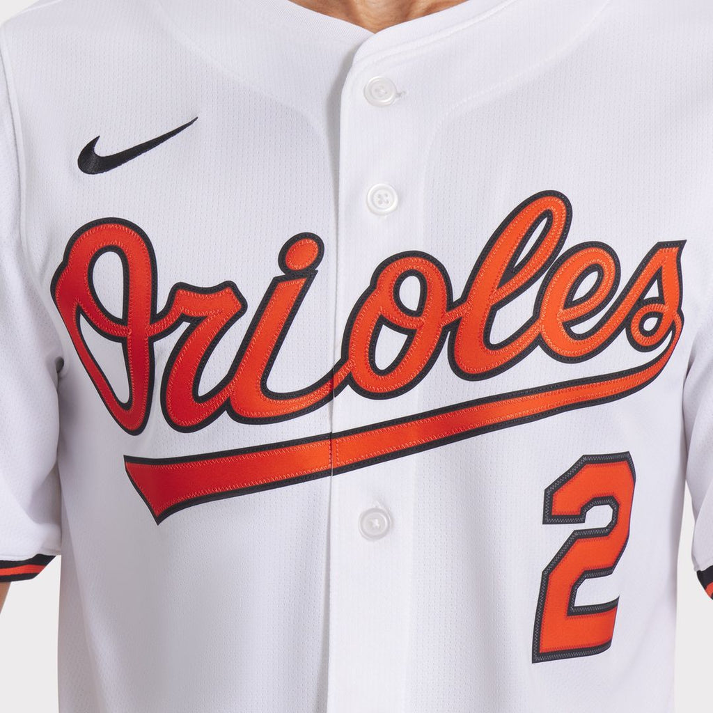 Gunnar Henderson Baltimore Orioles Nike Home Limited Player Jersey - White Official MLB Team Apparel Baseball Fan Gear