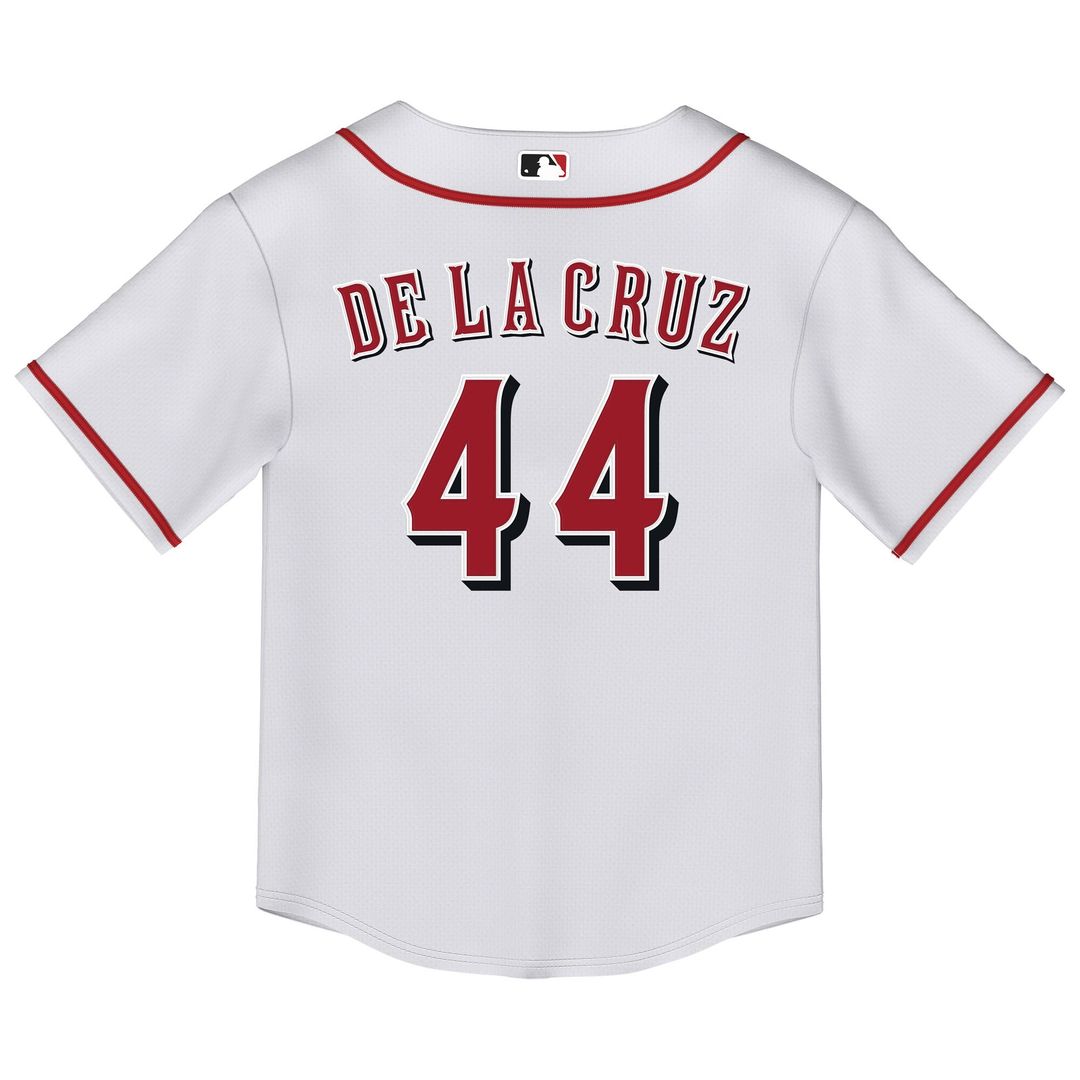 Elly De La Cruz Cincinnati Reds Nike Toddler Home Replica Player Jersey - White Official MLB Team Apparel Baseball Fan Gear