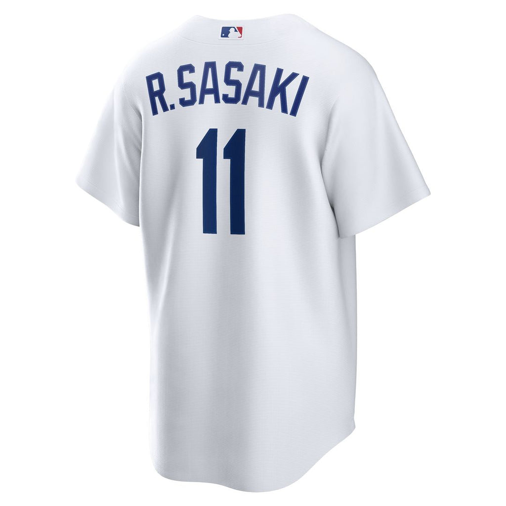 Rōki Sasaki Los Angeles Dodgers Nike Replica Jersey - White Official MLB Team Apparel Baseball Fan Gear